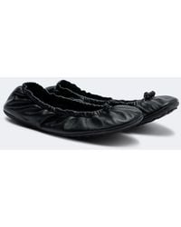 Bottega Veneta - Fantasmina Knot Leather Ballet Flats - Lyst