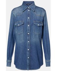 Dolce & Gabbana - Denim Shirt - Lyst