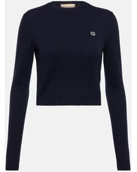 Gucci - Interlocking G Wool And Cashmere Sweater - Lyst