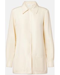 The Row - Lucetta Silk Shirt - Lyst