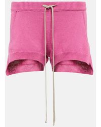 Rick Owens - Shorts in cotone - Lyst