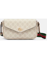 Gucci - Ophidia Canvas Crossbody Bag - Lyst