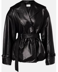 Magda Butrym - Hooded Leather Jacket - Lyst