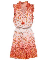 Poupette - Triny Printed Minidress - Lyst