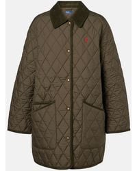 Polo Ralph Lauren - Quilted Corduroy-Trimmed Jacket - Lyst