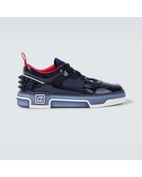 Christian Louboutin - Verzierte Sneakers Astrocool Aus Leder - Lyst