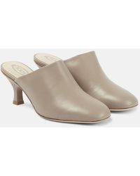 Tod's - Leather Mules - Lyst