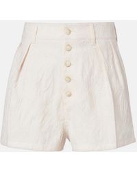Etro - Cotton-Blend Jacquard Shorts - Lyst