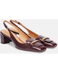 Tod's - Leather Pumps - Lyst