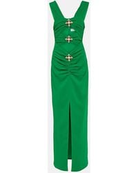 Self-Portrait - Embellished Cutout Crepe Gown - Lyst