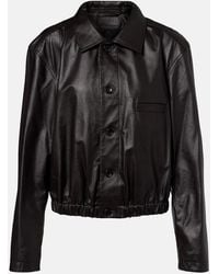 Lemaire - Leather Jacket - Lyst