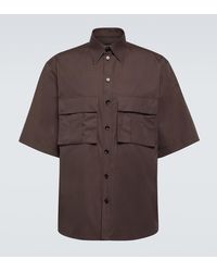 Dolce & Gabbana - Cotton And Silk Poplin Shirt - Lyst
