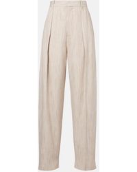 Bottega Veneta - Pantaloni Regular A Vita Alta - Lyst