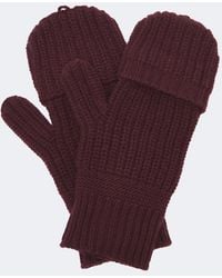 Miu Miu - Wool And Cashmere Mittens - Lyst