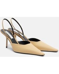 Victoria Beckham - Sloan Canvas Slingback Pumps - Lyst