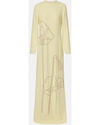 Costarellos - Zarie Embellished Crepe Gown - Lyst