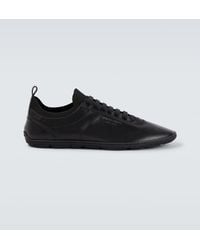 Giorgio Armani - Leather Sneakers - Lyst