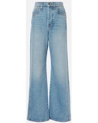 Veronica Beard - Taylor High-Rise Wide-Leg Jeans - Lyst