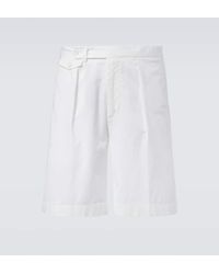 Ralph Lauren - Cotton-Blend Bermuda Shorts - Lyst
