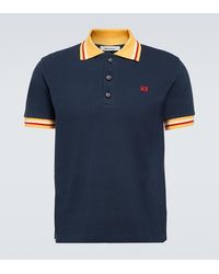 Wales Bonner - Sun Cotton Polo Shirt - Lyst