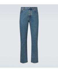 Valentino - Mid-Rise Straight Jeans - Lyst