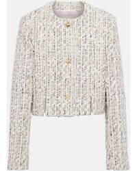 Nina Ricci - Cotton-blend Tweed Jacket - Lyst
