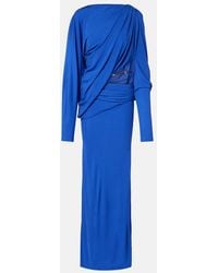 Christopher Esber - Encased Nature Draped Jersey Gown - Lyst