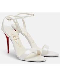 Christian Louboutin - Slingback-Sandalen Miss Z Aus Leder - Lyst