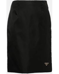 Prada - Minirock Aus Re-Nylon - Lyst