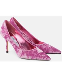 Jimmy Choo - Salones Love 85 De Terciopelo - Lyst
