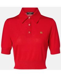 Dolce & Gabbana - Polo De Cachemir Y Seda - Lyst