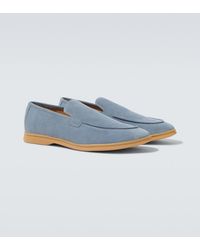 Eleventy - Suede Loafers - Lyst