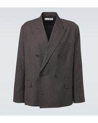 Our Legacy - Halt Striped Wool And Cotton Blazer - Lyst