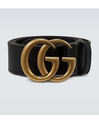 Gucci - Ceinture En Cuir A Boucle Double G - Lyst