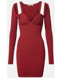Nensi Dojaka - Cutout Knitted Minidress - Lyst