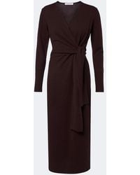Veronica Beard - Salomez Wool And Cashmere Midi Dress - Lyst