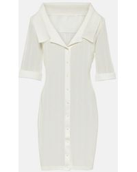 Jacquemus - La Mini Robe Manta Jersey Shirt Dress - Lyst