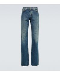 Herren Bekleidung Jeans Enge Jeans Maison Margiela Denim Mid-Rise Straight Jeans in Blau für Herren 