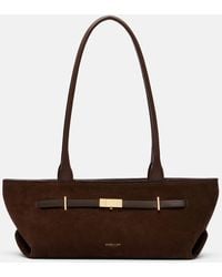 DeMellier London - New York Suede Shoulder Bag - Lyst