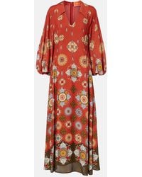 La DoubleJ - Diva Printed Maxi Dress - Lyst