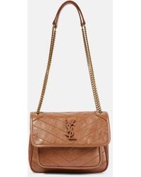 Saint Laurent - Niki Baby Small Leather Shoulder Bag - Lyst
