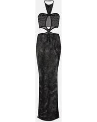 AYA MUSE - Cutout Cotton-Blend Maxi Dress - Lyst