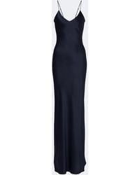 Nili Lotan - Cami Silk Satin Slip Dress - Lyst