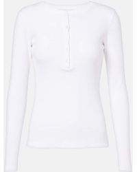 Nili Lotan - Camiseta Con Botones Jordan De Algodon - Lyst