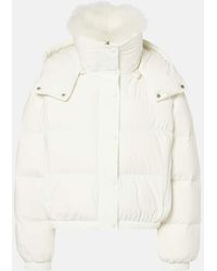 Yves Salomon - Quilted Down Jacket - Lyst