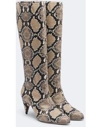 Victoria Beckham - Maverick Leather Knee-High Boots - Lyst