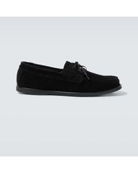 Saman Amel - Segelschuhe City Moc Aus Veloursleder - Lyst