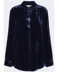 Asceno - London Velvet Shirt - Lyst