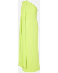 Rebecca Vallance - Aria One-Shoulder Crepe Gown - Lyst