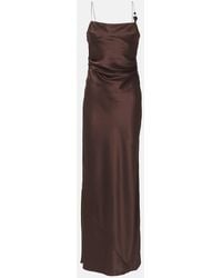 SIR. - Lush Beaded Silk Satin Slip Dress - Lyst